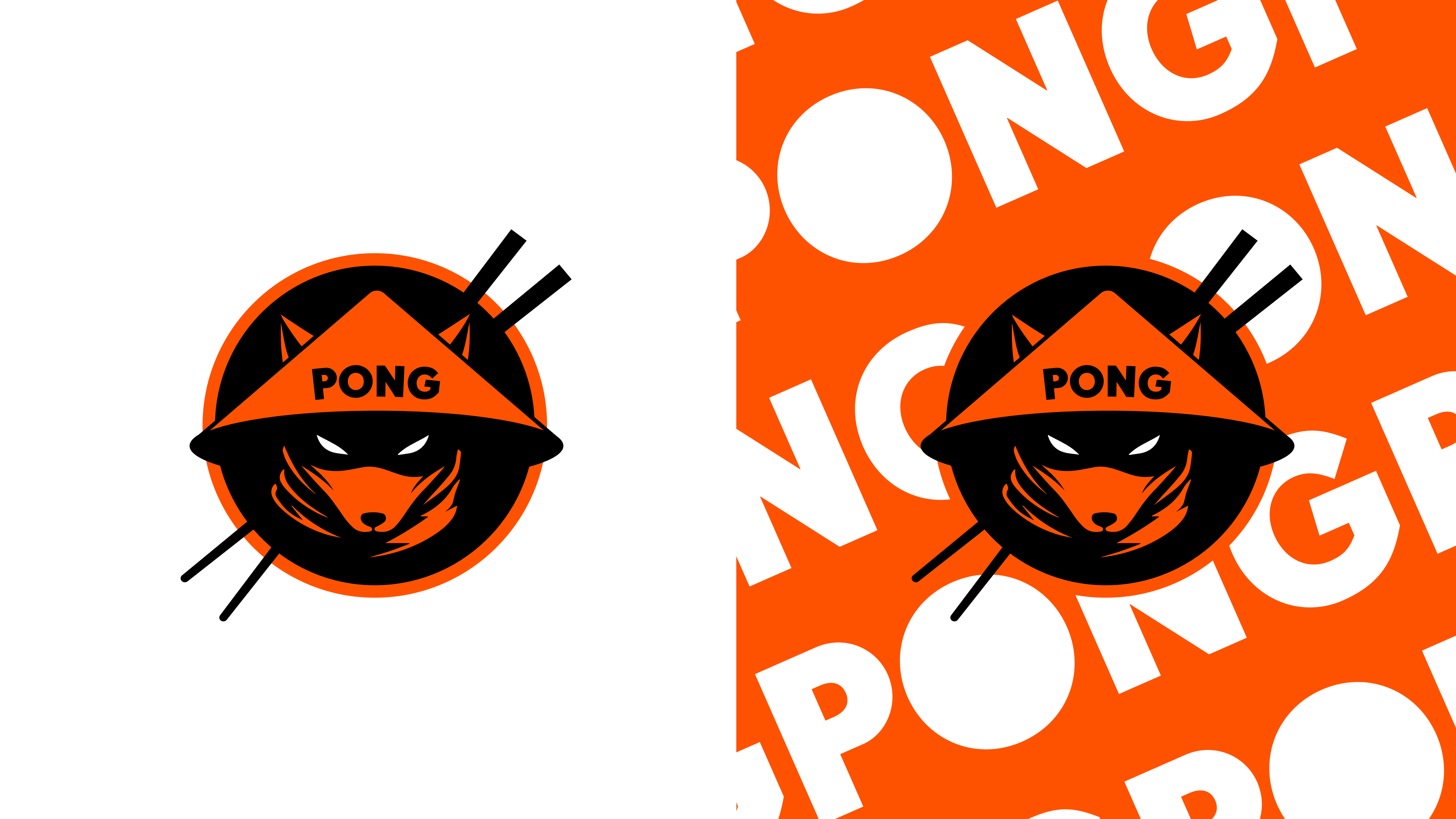 PONG Maskot vit bakgrund